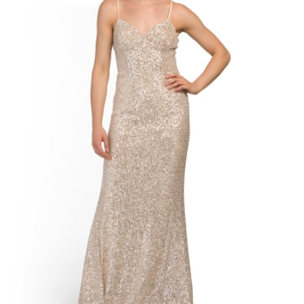NWT Ieena by Mac Duggal Sequin Dress
